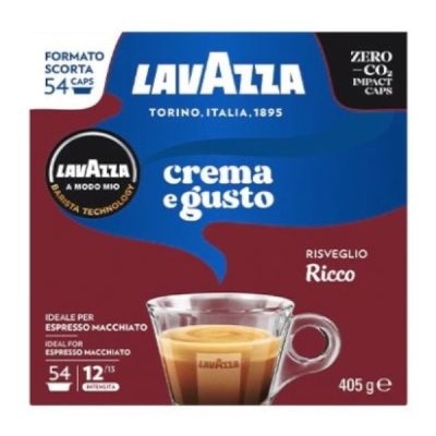 Lavazza 54 capsule modo mio miscela crema gusto risveglio ricco